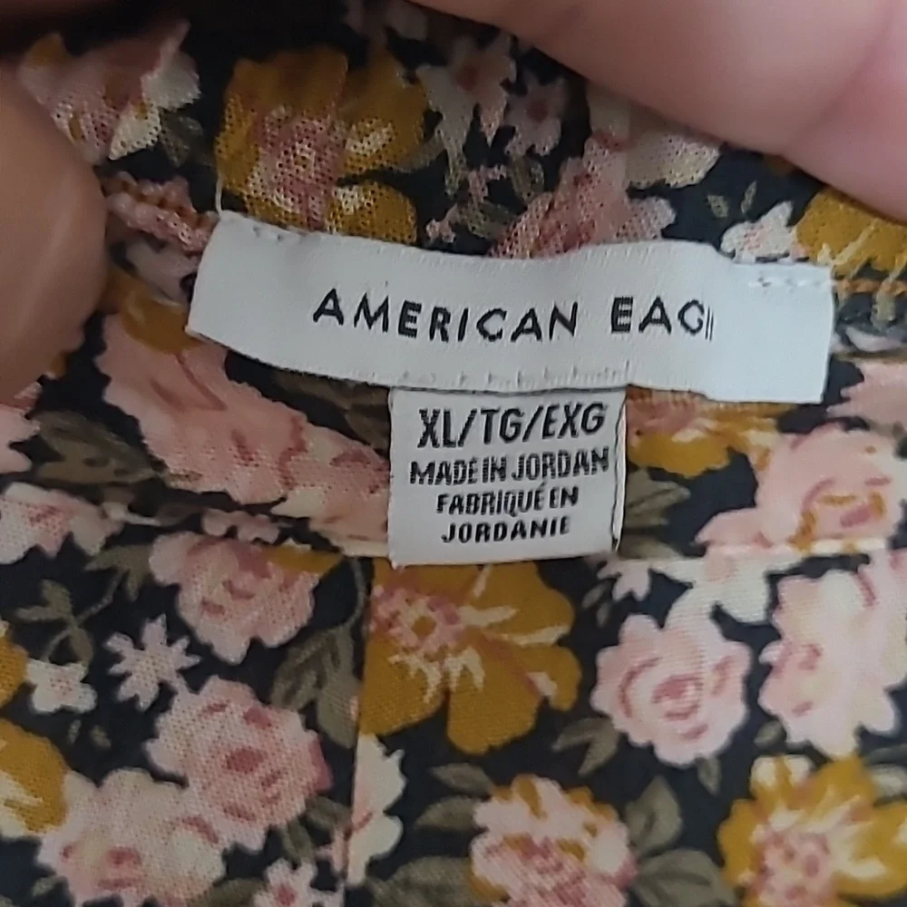 American Eagle Outfitters Wide Leg with - Picture 7 of 8